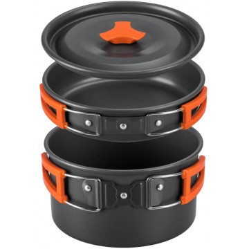 Nabor posudy CAMPSOR-308 anodirovannyj alyuminij2