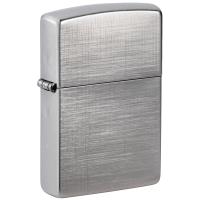 zazhigalka-benzinovaya-zippo-28181-classic-brushed-chrome-linen-weave 1