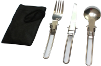 Nabor stolovyh priborov Druzhba (3 v 1) v chekhle