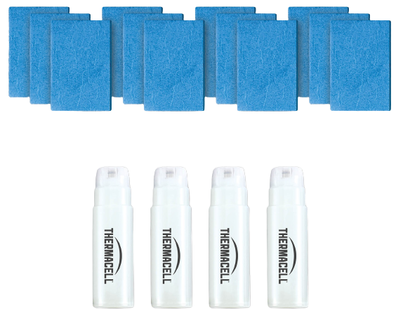 Nabor Thermacell zapah zemli (4 gazovyh kartridzha + 12 plastin)