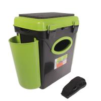 Ящик зимний FishBox 10 л зелёный Helios двухсекционный -1