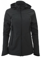 Kurtka Wolf Rejndzher (soft-shell na flise) zhenskaya CHernyj
