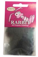 Dabbing Wapsi Rabbit Dubbing DARK GREY 1