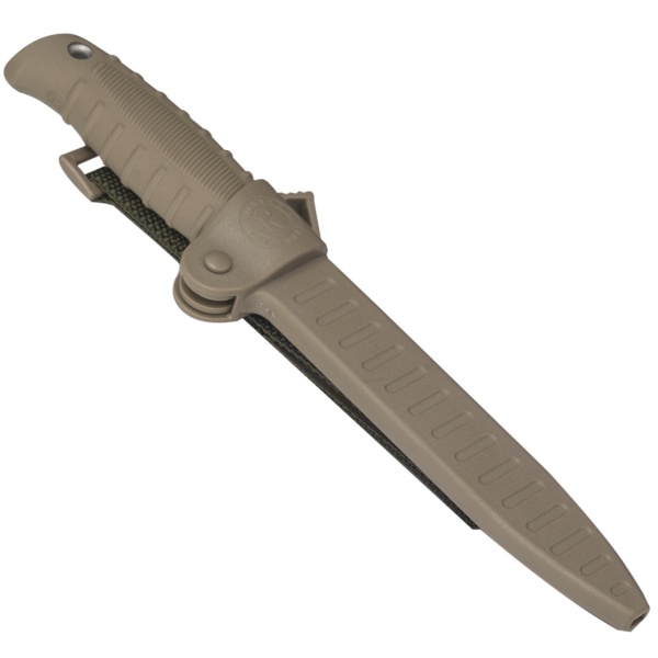 nozh-pp-kizlyar-taran-aus-8-polirovannyj-ehlastron-pesochnyj 2