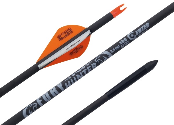 Strela luchnaya karbonovaya Centershot Fury Hunter 400 operenie Blazer 25