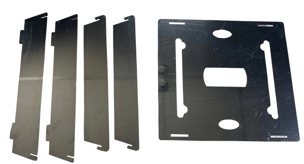 Ekran vetrozashchitnyj otrazhayushchij Sibtermo dlya gazovoj plitki Gefest razbornyj 2