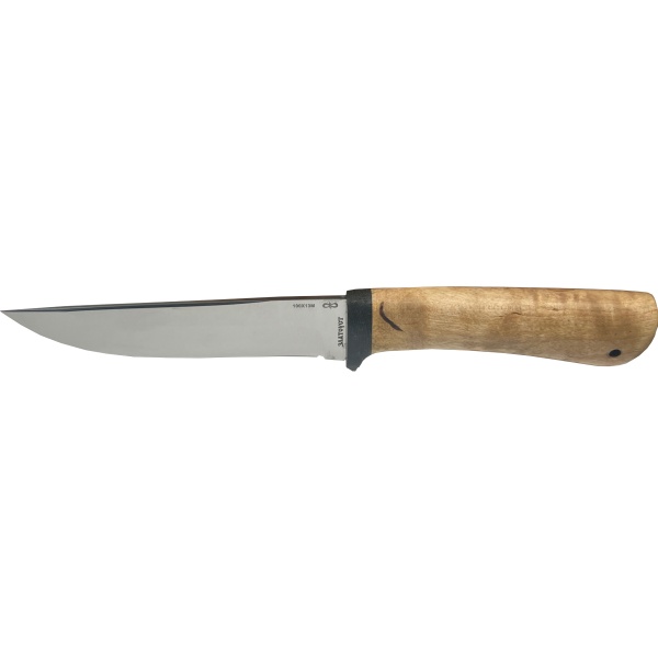 nozh-air-lisa-100h13m-tekstolit-karelskaya-bereza-s-vvertyshem-hudozhestvennaya-gravirovka 2