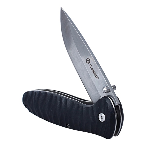 nozh-skladnoj-turisticheskij-ganzo-g6252-bk-440s-steklovolokno-chernyj 2