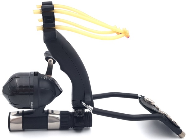 Rogatka Centershot s komplektom dlya boufishinga chernaya2