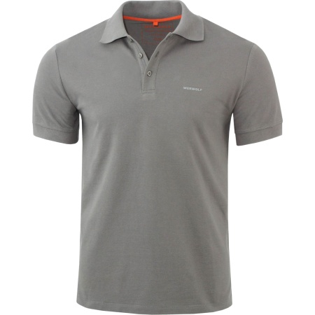 polo-werwolf-s-korotkim-rukovom-hlopok-seryj 1