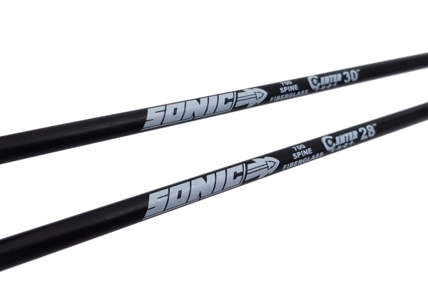 Strela luchnaya fiberglass Centershot Sonic 28 operenie Parabolic 33