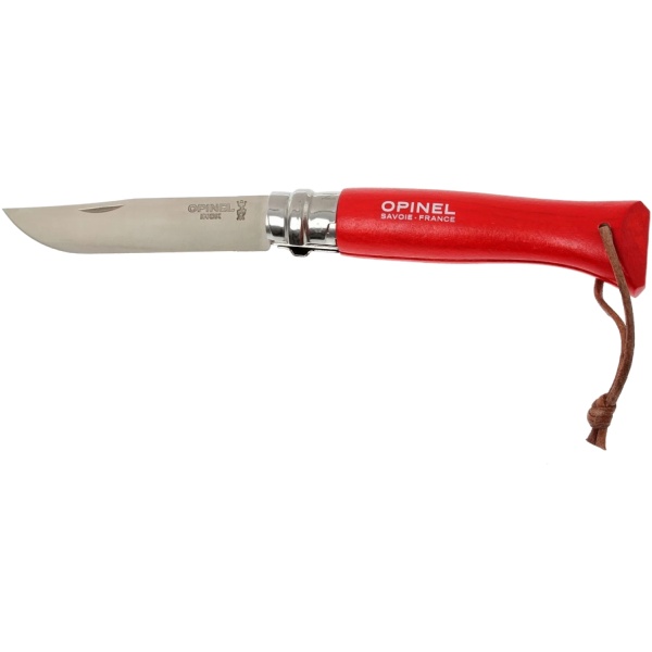nozh-opinel-trekking-8-nerzhaveyushchaya-stal-krasnyj 2