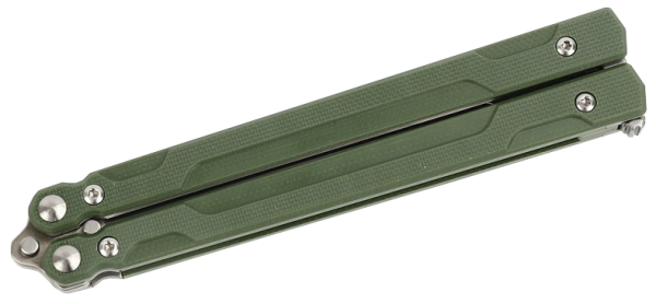 Nozh-babochka turisticheskij Ganzo G766-GR, zelenyj4