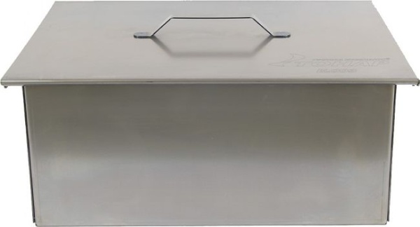 Koptil'nya Tonar (K-003) dvuhyarusnaya s poddonom dlya sbora zhira 380h280h170 (stal' 1,5mm)2