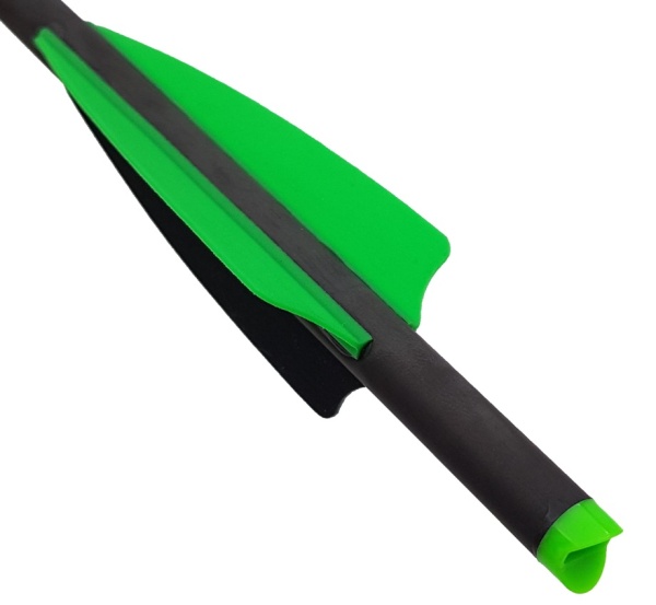 Strela arbaletnaya karbonovaya Centershot Toxic Carbon 22 Half Moon Nock3