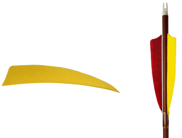 Operenie Centershot natural'noe Shield 4 Yellow2