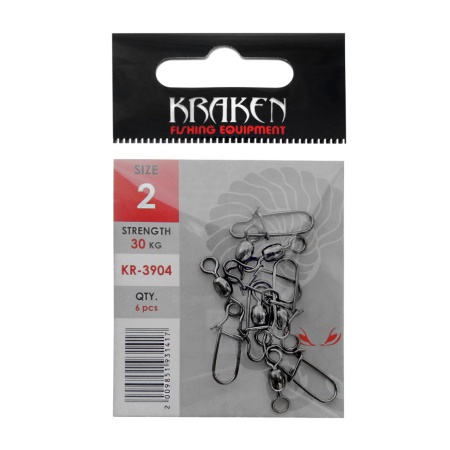 Карабин с вертлюгом Kraken KR-3904 2