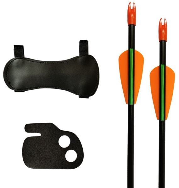 Luk detskij klassicheskij Centershot El'f (zelenyj s komplektaciej)4