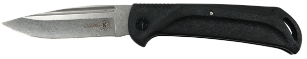 Nozh skladnoj Skaut (plastik chernyj) (Kizlyar)2